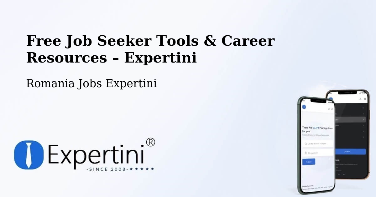Free Job Seeker Tools & Career Resources – Comuna Hălăuceşti - Comuna Hălăuceşti, Romania Jobs Expertini